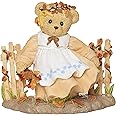 Roman 3.75 Inches Sarah Thanksgiving Figurine Fence Teddy Cherieched Glen Hillman