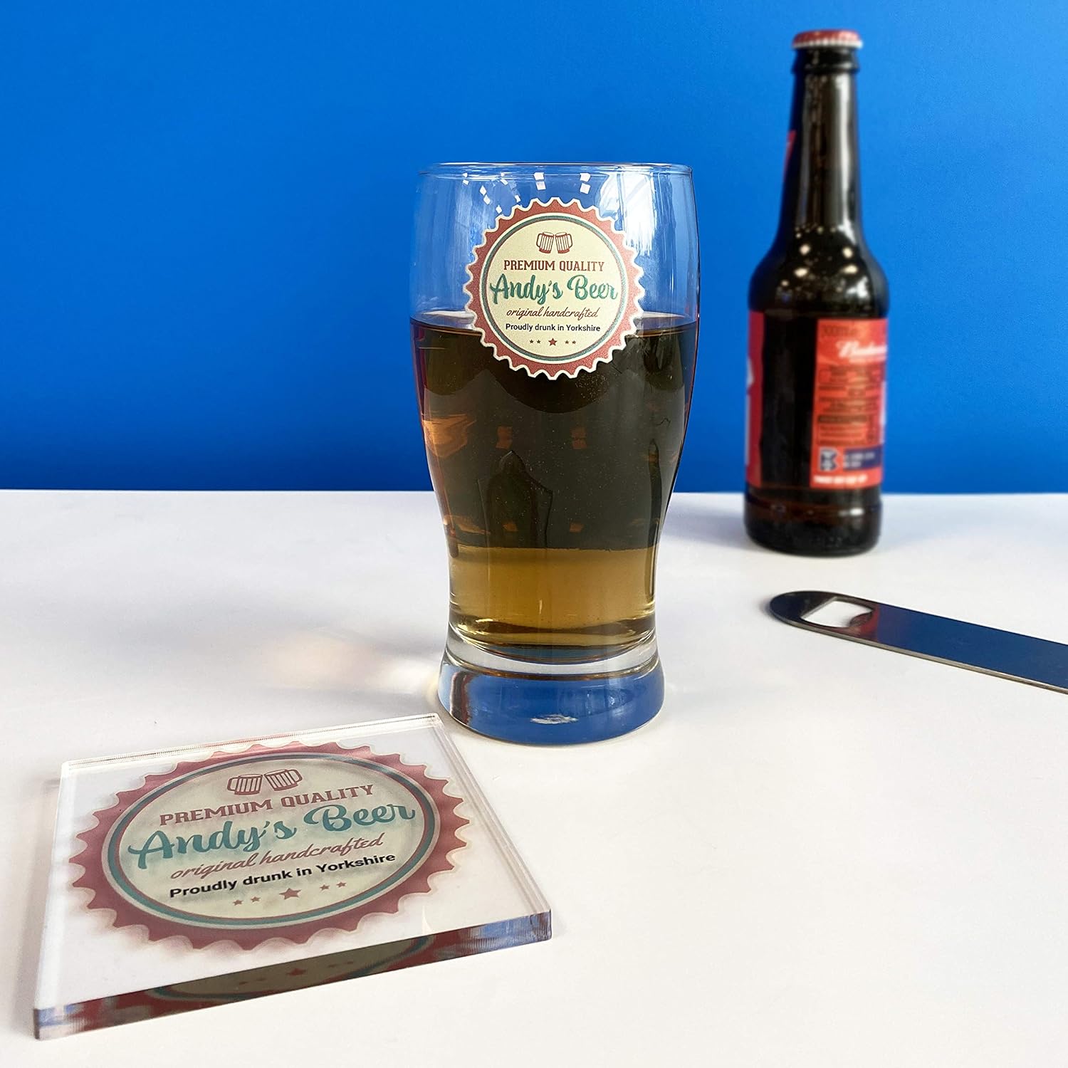 Personalised Printed Pint Glass, Personalised Pint Glass, Father's Day