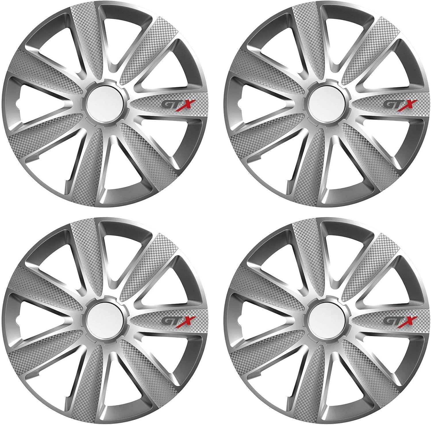 UKB4C 4 x GTX Wheel Trims Hub Caps 16" Covers fits Vauxhall Vectra