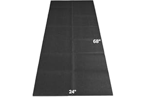 CIIHI C CIIHI Foldable Walking Pad Treadmill Mat - Exercise Equipment Mat with High Rebound of Protecting Floor, Reduce Noise and Vibration, Anti-Slip for Home Workout
