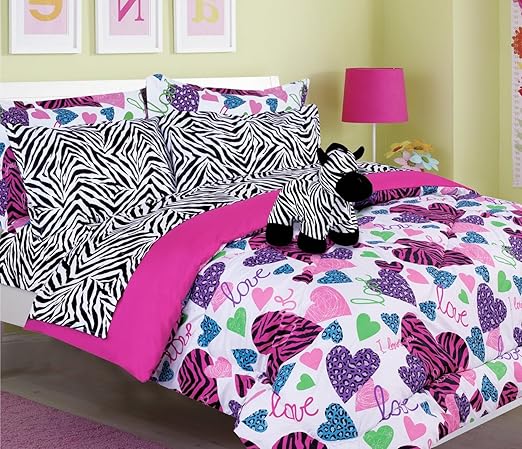 girls full size bed in a bag