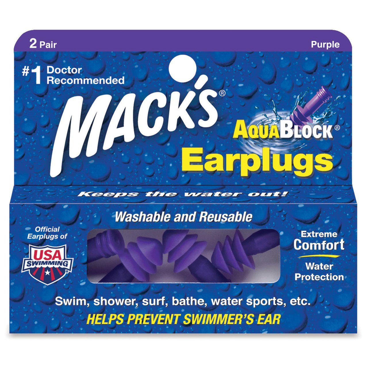 Mack’s Ear Band Swimming Headband Best Swimmer’s Headband