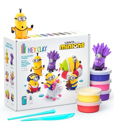 Amazon.com: HEY CLAY Despicable Me Minions 15 Cans Set - Colourful