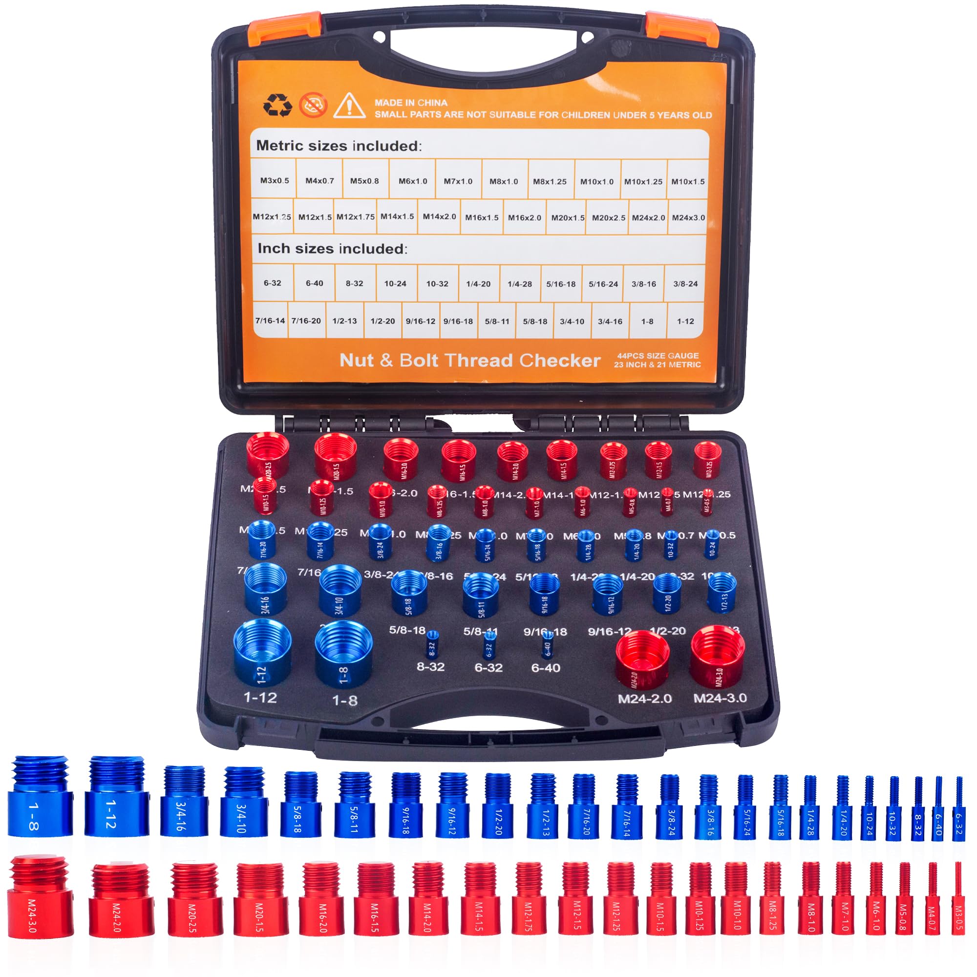 Mua Nut and Bolt Thread Checker – Practical Thread Checker Box – Easy ...