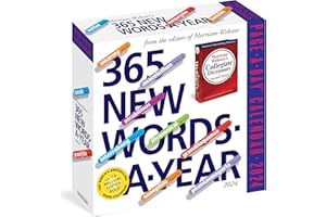 365 New Words-A-Year Page-A-Day Calendar 2024: From the Editors of Merriam-Webster