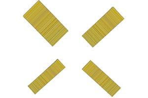 Toicann 23 Gauge Copper Plated Pin Nails (5/8",3/4",1",1-3/8") Headless Pinner Nails for 23 GA Pneumatic or Electric Pinner or Pin nail gun, Ideal for Fine Woodworking or Trim Work (4000)