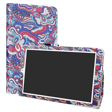 LiuShan Alcatel OneTouch Pixi 3 10 hülle, Folding PU Leder Tasche Hülle Case mit Ständer für 10.1' Alcatel OneTouch Pixi3 10 