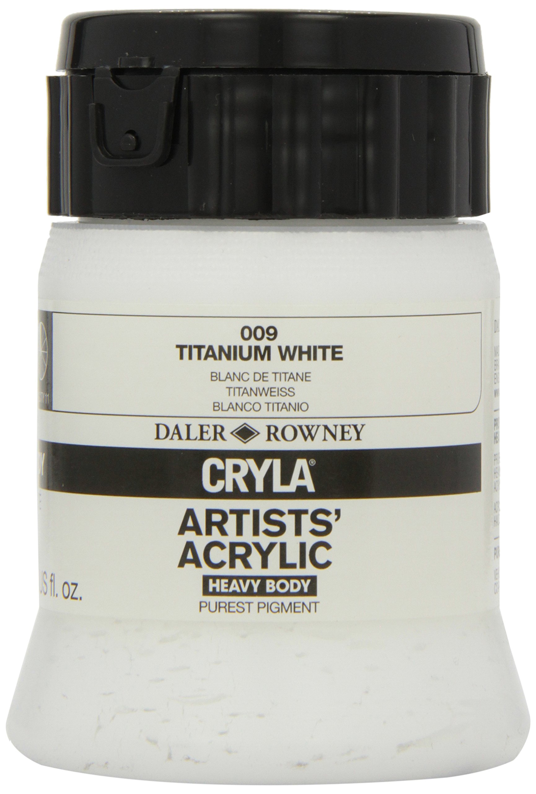 Daler-Rowney Cryla Acrylic 250 ml Titanium White, Professional Artists