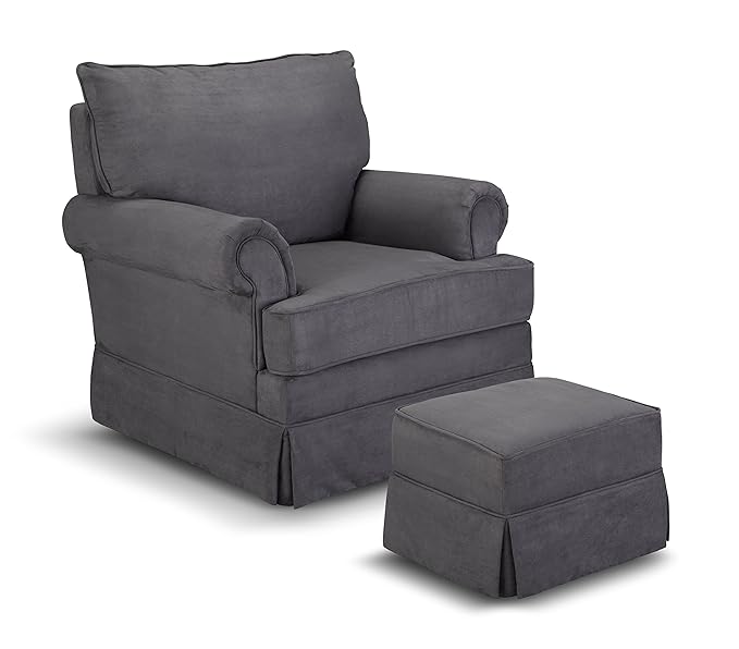 grand royale swivel glider and ottoman