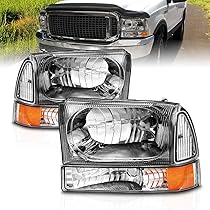 1999-2004 Ford F-250/F-350/Excursion H10 Fog Lights Chrome Housing Smoke Lens