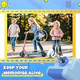HiMont Kids Camera Instant Print 1080P 32GB 3 Rolls Paper Blue view 4