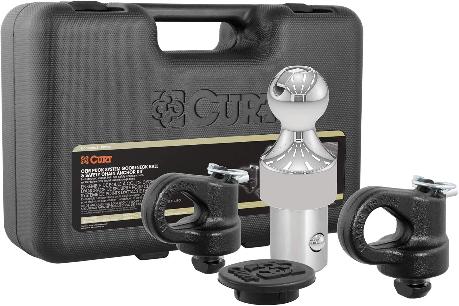 CURT 60639 OEM Puck System Gooseneck Hitch Kit for Chevrolet, Ford, GMC