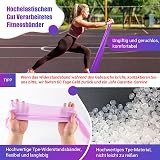 COFOF Resistance Bands Set 4 Levels 1.8m with Carry Bag Fitness Yoga Pilates view 3