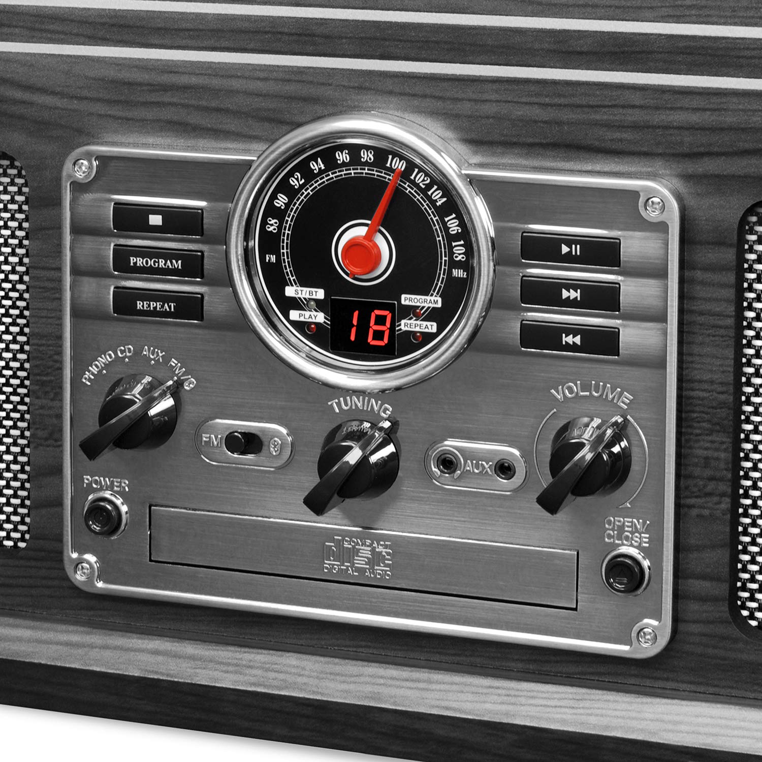 Victrola Nostalgic Classic Wood 6in1 Bluetooth Turntable