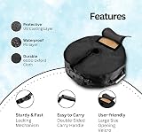 Straame Garden Parasol Base Weight Bag 40kg Sandfill 46x15x8cm view 3