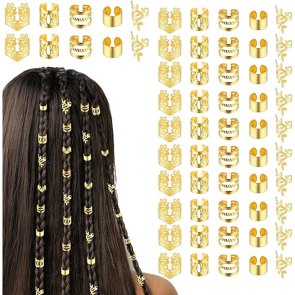 Lot De 100 Perles Pour Dreadlocks - Accessoires De Décoration - Couleurs Mélangées