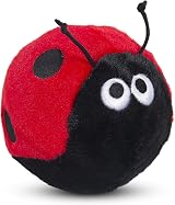 Petface Lindy the Ladybird Plush Dog Toy with Squeaker