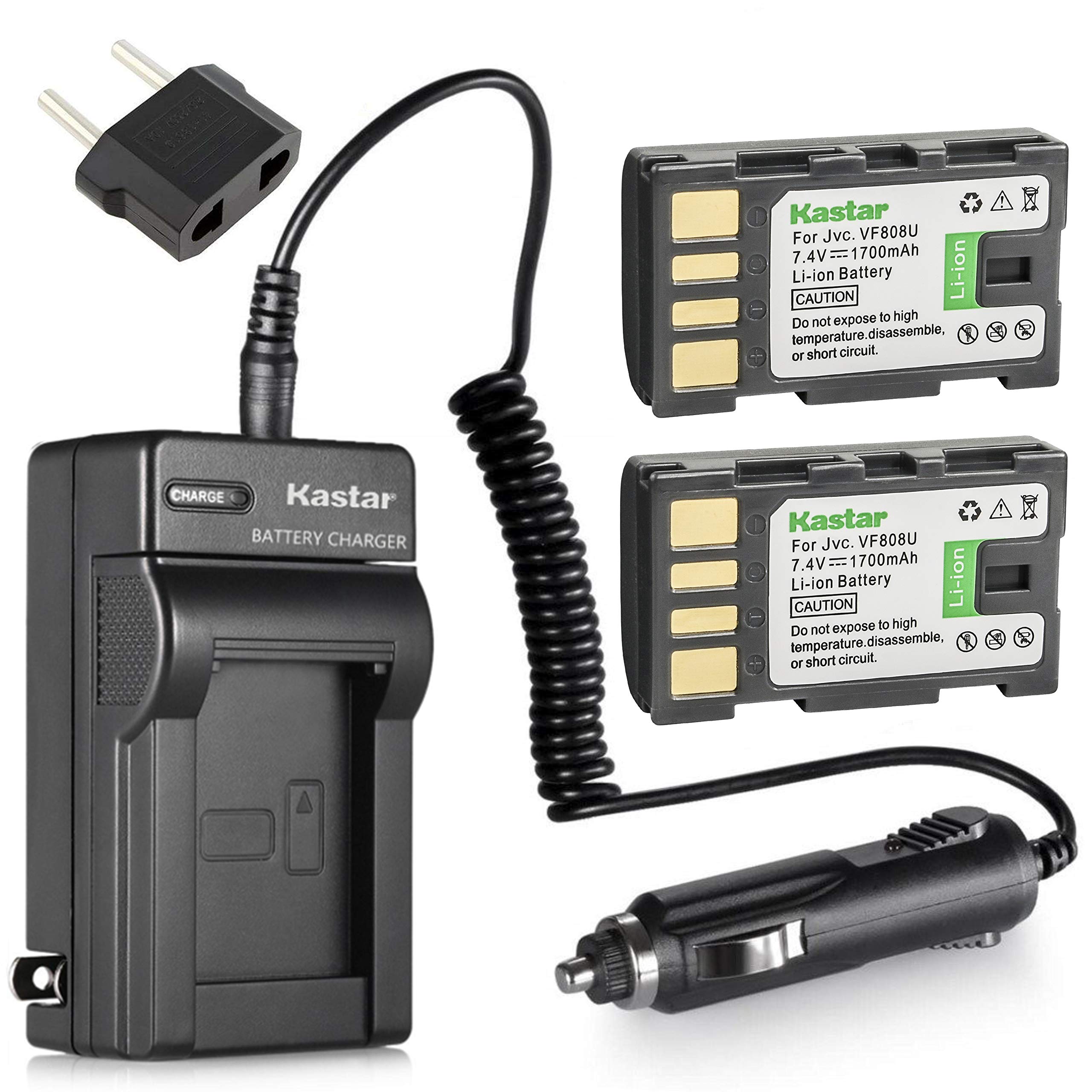 DSTE Ricambio Batteria Compatibile per JVC BN-VF808U GZ-MG130 GZ-MG131 GZ-MG132 GZ-MG133 GZ-MG134 GZ-MG135 GZ-MG148 GZ-MG150 GZ-MG155 GZ-MG175 GZ-MG177 GZ-MG255
