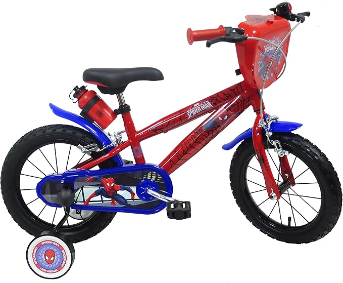 bicicleta niño spiderman 14 pulgadas