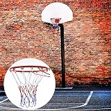 Dinghaole 2 PCS Heavy Duty Basketball Net Tri-Colored Replacement Nets view 5