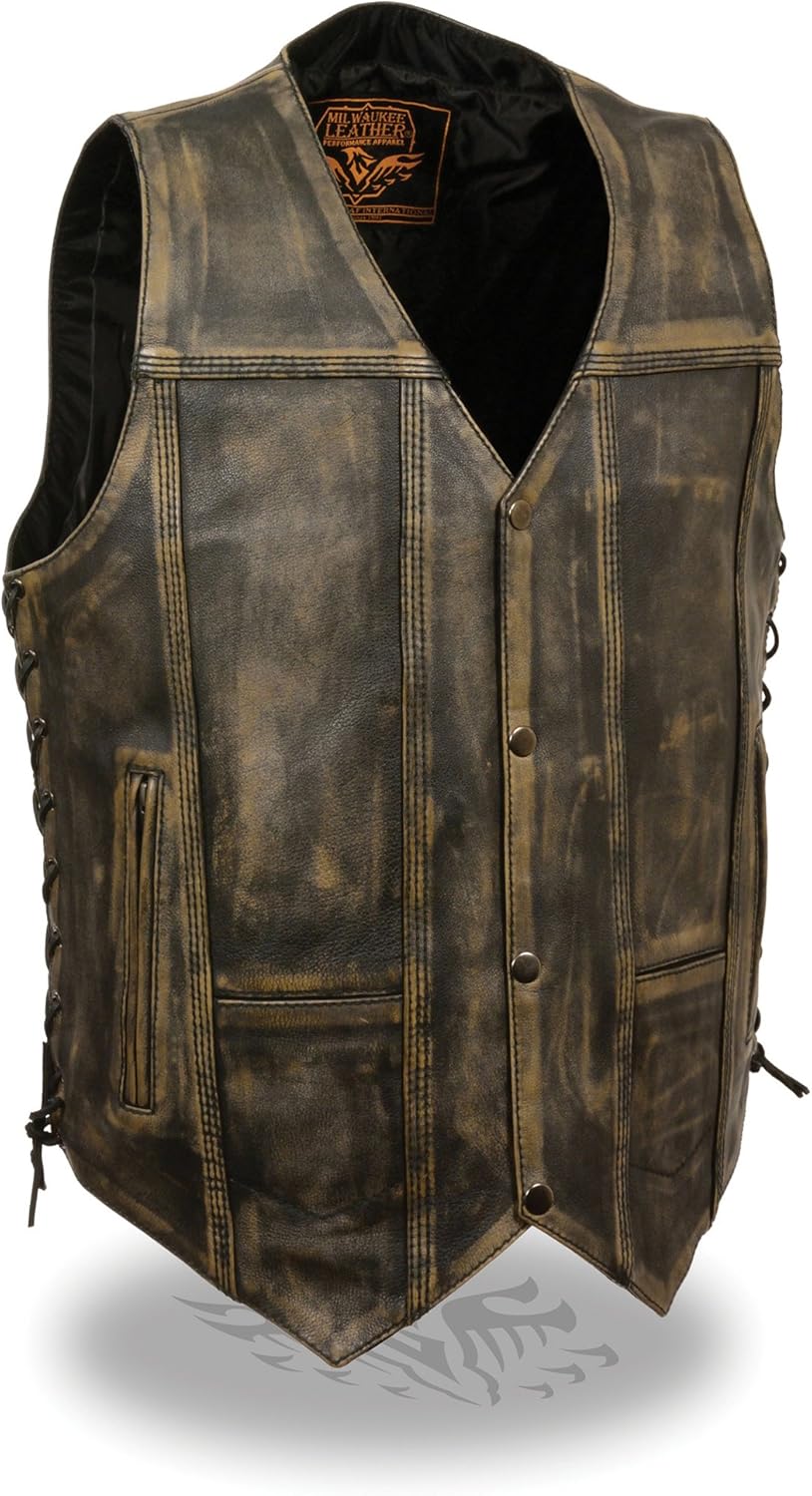 distressed vest