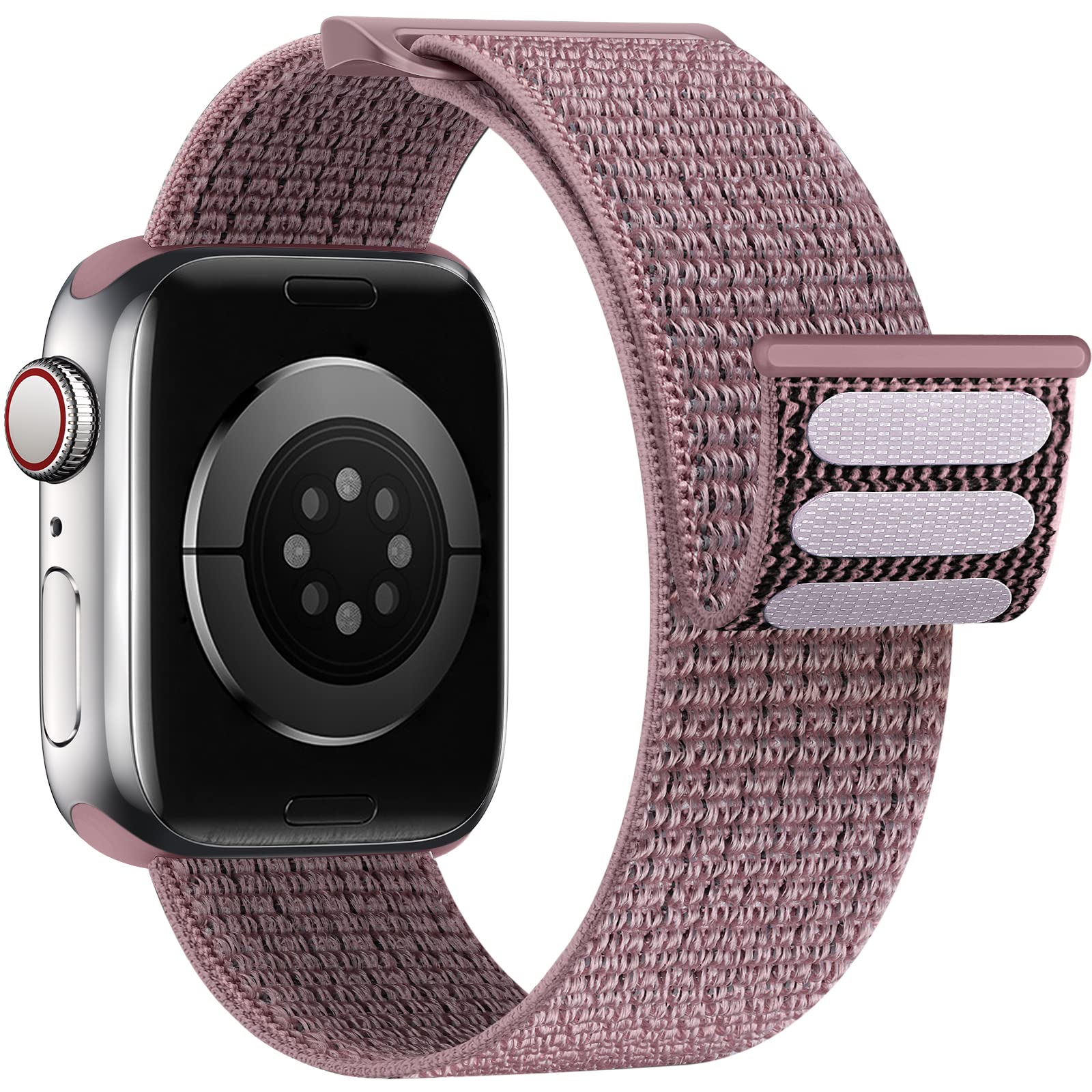 Yoohoo Nylon Straps Compatible with Apple Watch Straps 38mm 40mm 41mm 42mm(Series 10 11) Women Men,Upgraded Soft Nylon Strap Replacement Watch Bands for iWatch Series 11 10 9 8 7 6 5 4 3 2 1 SE