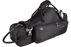 Protec Alto Saxophone Extra-Large Contoured PRO PAC Case, Black