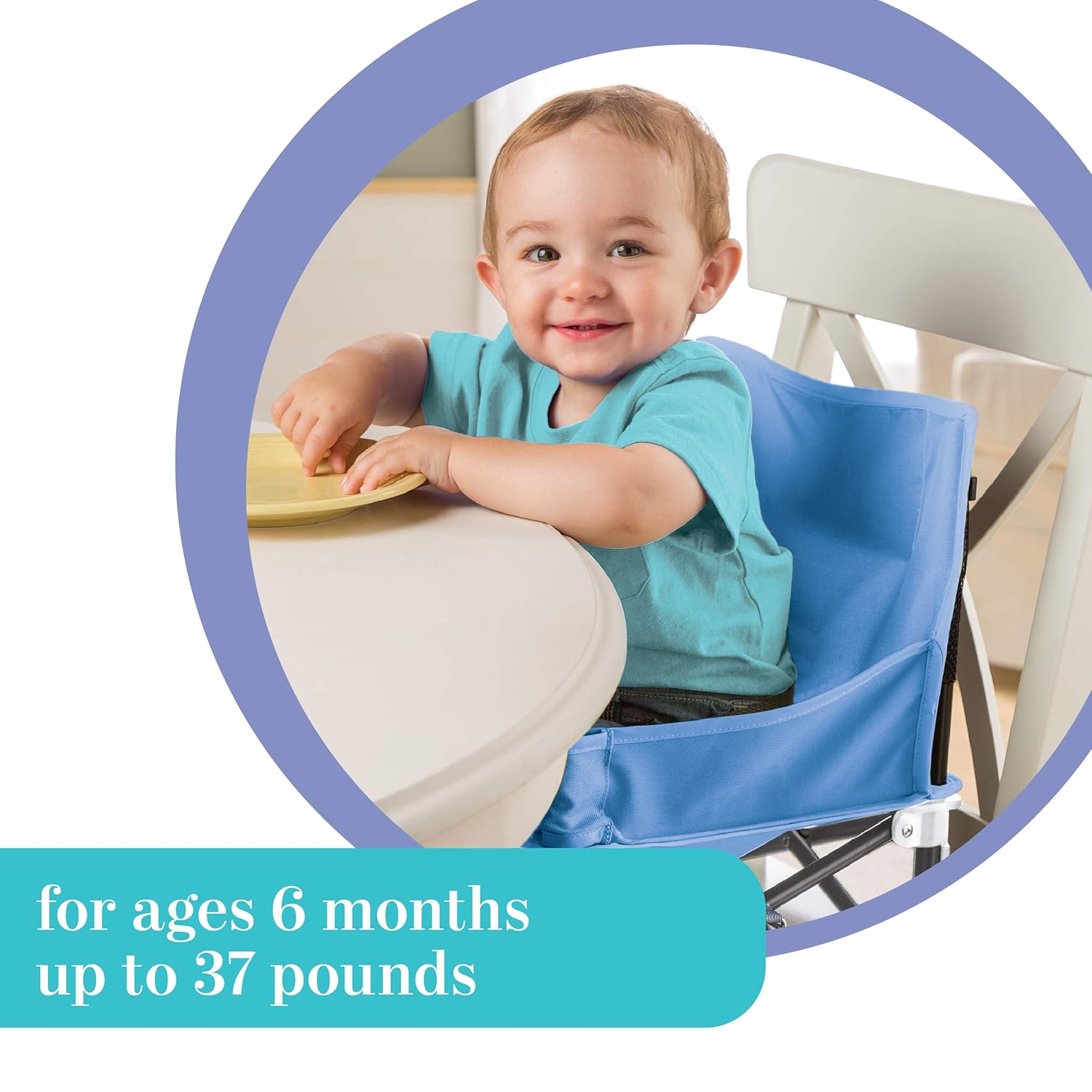 Summer Pop ‘n Sit Portable Booster Chair, Green  – Booster Seat for Indoor/Outdoor Use – Fast, Easy and Compact Fold : Baby