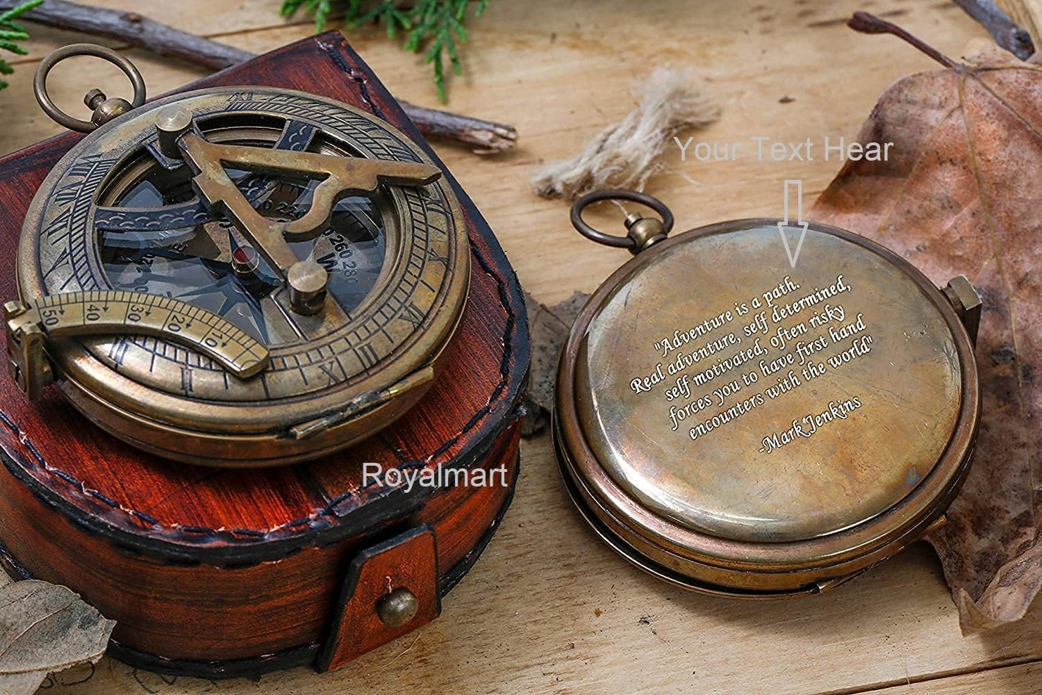 Arkiface Personalized Compass, Engraved