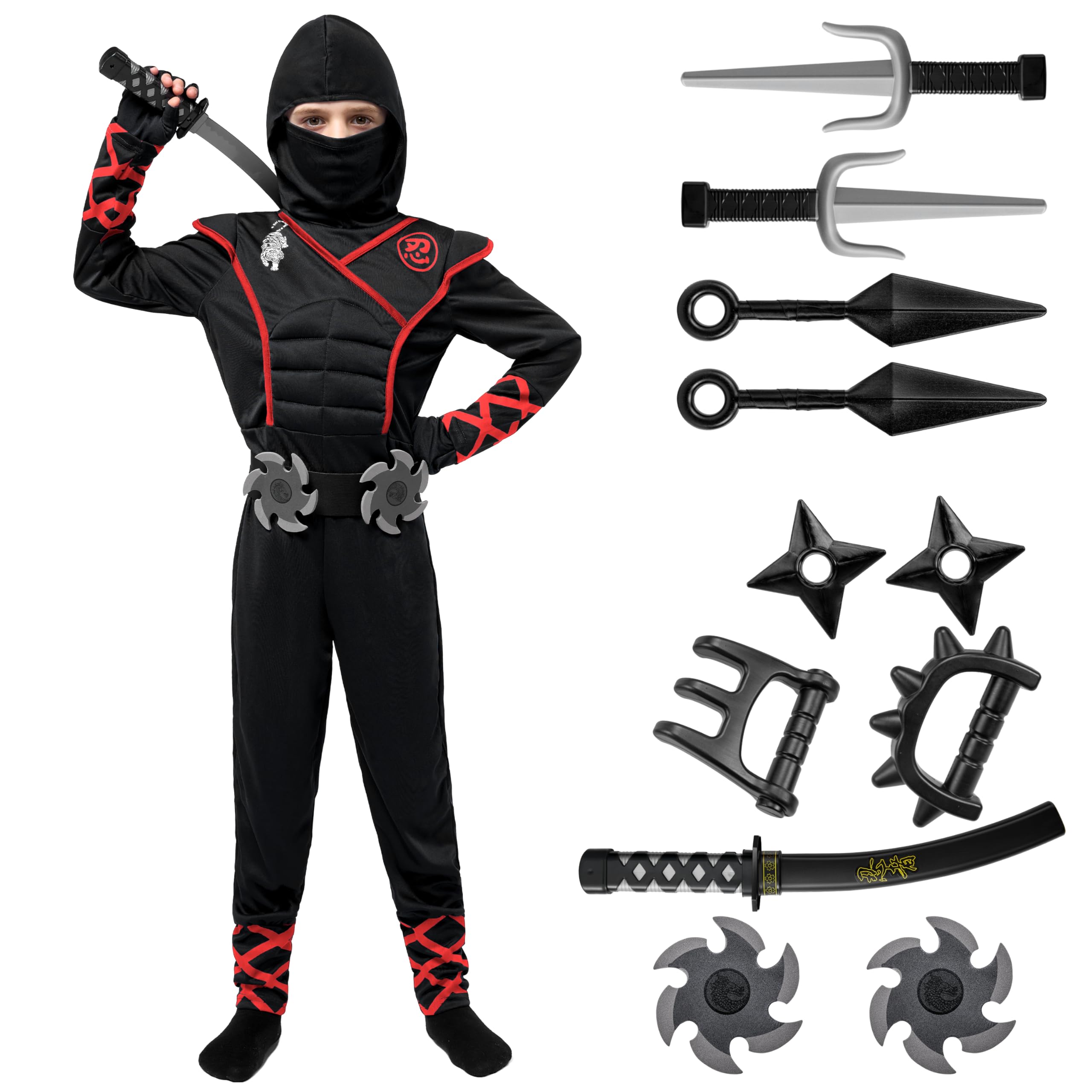 Déguisement ninja tunique garçon, achat de Déguisements enfants sur