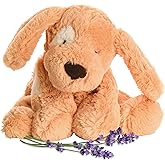 Puppy Love - Microwavable & Weighted Plush Stuffed Animal - Heated Plushie for Warmth - Cute, Soft, Cozy Toy for Adults & Children (Boys, Girls, & Toddlers) by Warm Pals
