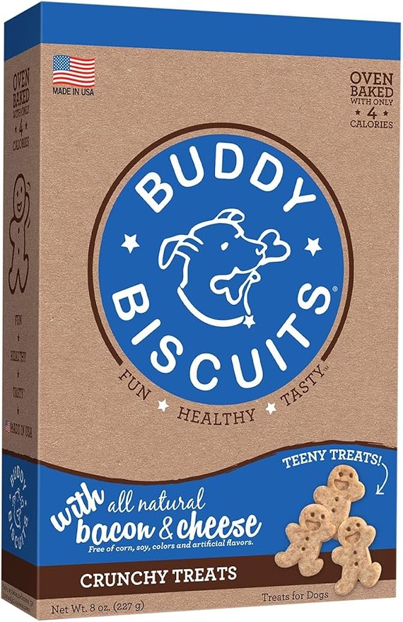 buddy biscuits bacon and cheese