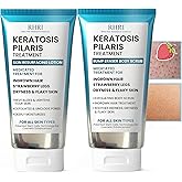 KP Bump Eraser Body Set with 10% AHA | Keratosis Pilaris Treatment | Keratosis Pilaris Lotion | Exfoliating Body Scrub | Ingrown Hair Treatment | Bundle Set for Bump, Strawberry Legs, Redness, Dryness