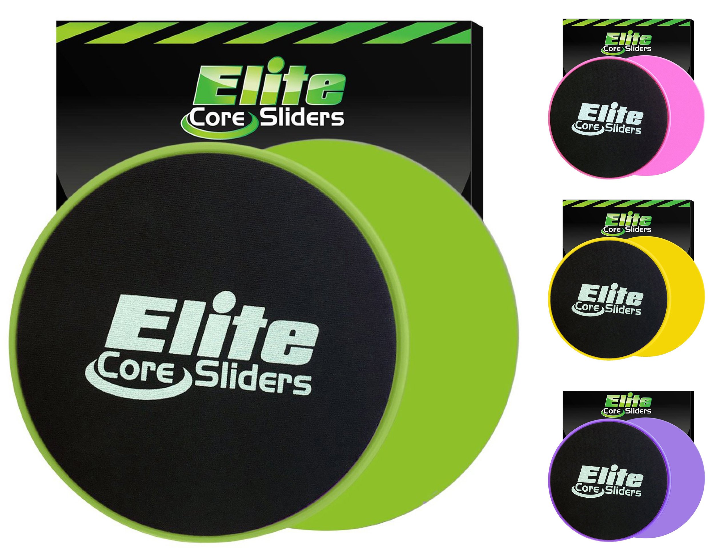 Buy Elite Sportz Core Sliders for Working Out Pack of 2 Compact, Dual
