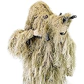 Arcturus Warrior Ghillie Suit - Camouflage Hunting Suit for Men, Military, Hunters, Snipers & Airsoft