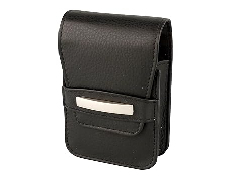 Zigarettenetui ECHT Genuine Leder Nizza Schwarz für Normale Schachteln + Big Box und 100 er - LK Trend & Style