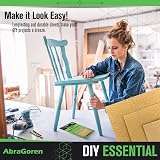 AbraGoren Sandpaper Sheets 10pk Mixed Grit Wood Walls Fine Medium Coarse view 4