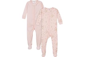 Gerber baby-girls 2-pack Footed Pajamas