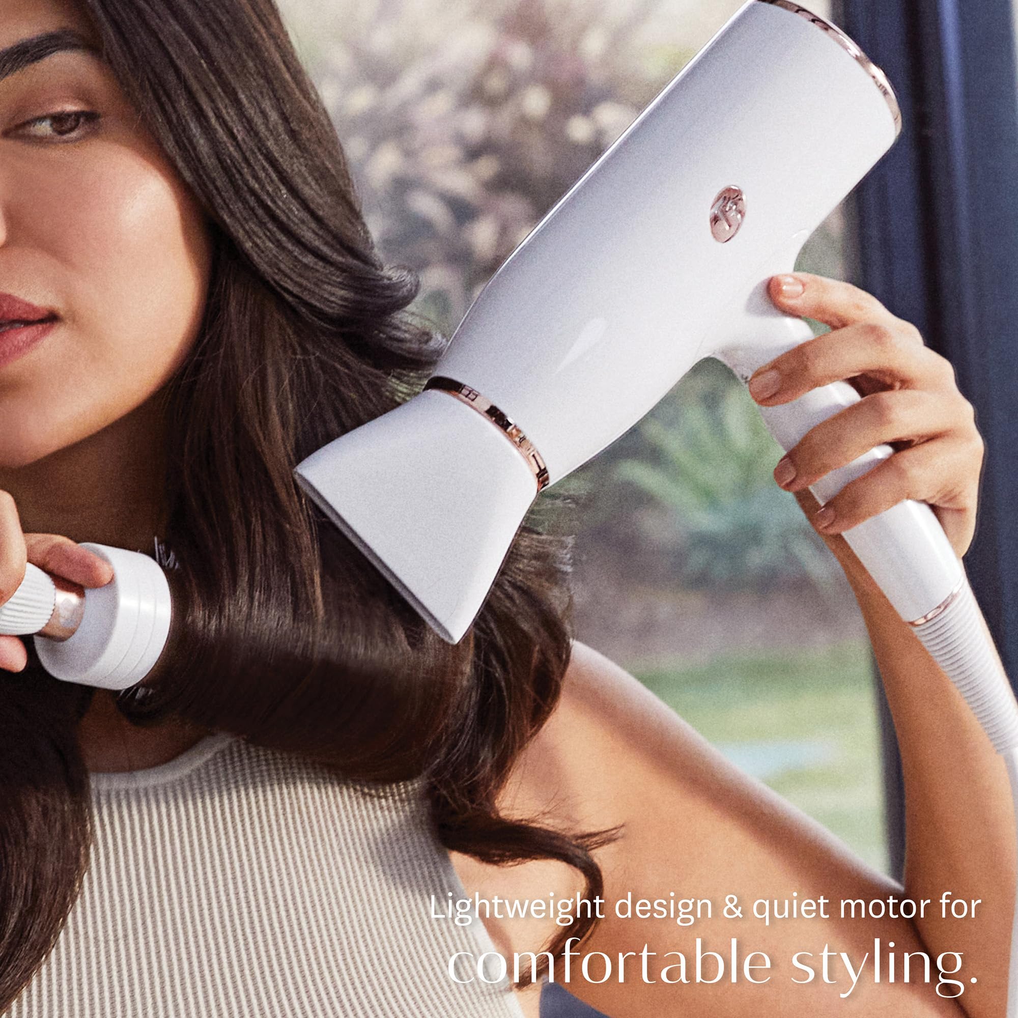 T3 AireLuxe Professional Ionic Hair Dryer and Brush Set, with 5 Heat and 3 Speed Settings, Ion Generator, Cool Shot, Includes Paddle Brush and 2.5