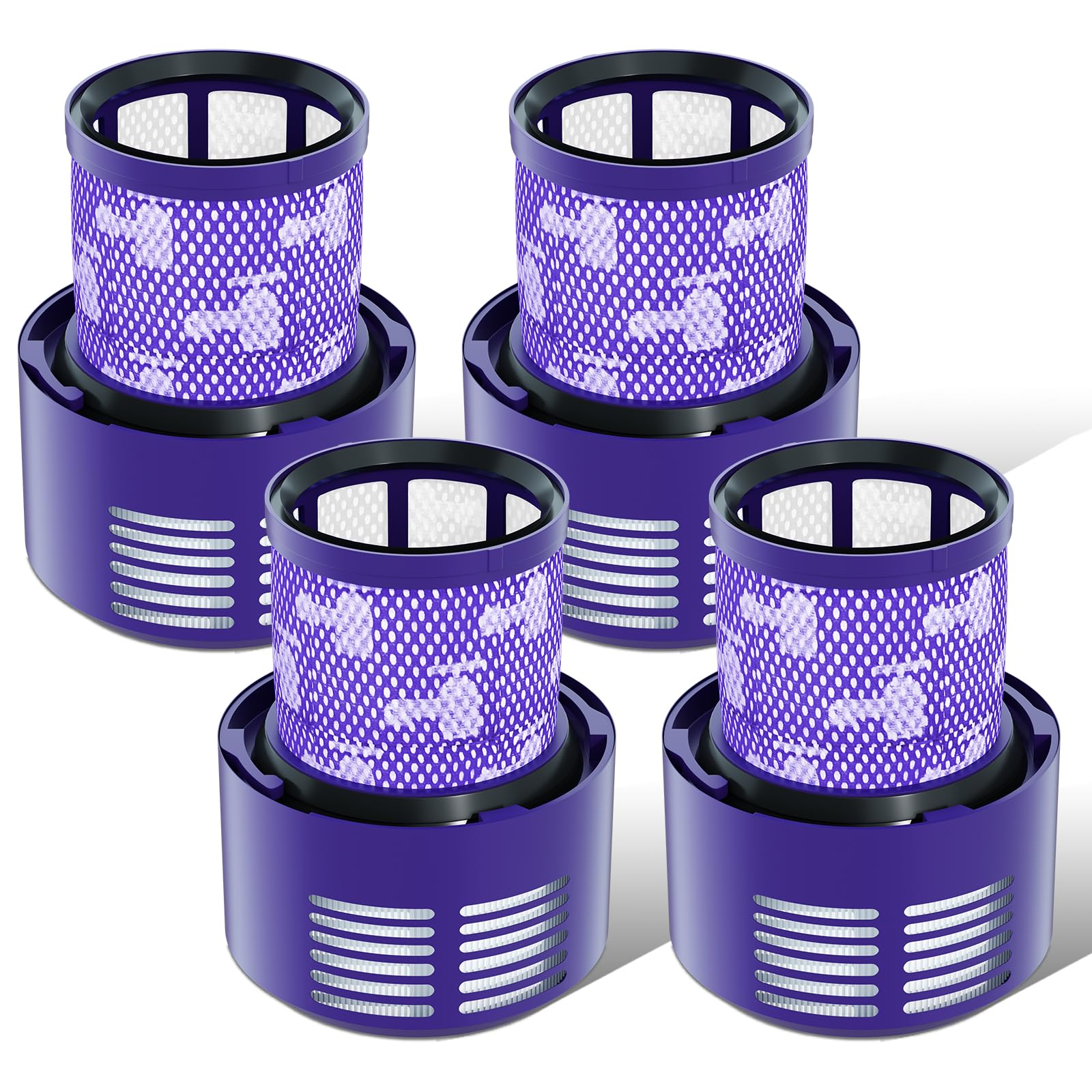 Photo 1 of Vacuum Filter Replacement Parts Compatible with Dyson Cyclone V10 Series, V10 Total Clean, V10 Absolute, V10 Animal, V10 Motorhead, SV12 Vacuums, Compare to Part 969082-01 (V10-4 Pack)