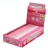 Elements PINK size 1 1/4 rolling paper - BOX /25 - total 1250 papers