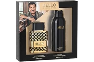 Hello by Lionel Richie for Men - 2 Pc Gift Set 1.7oz EDT Spray, 6.7oz Body Spray