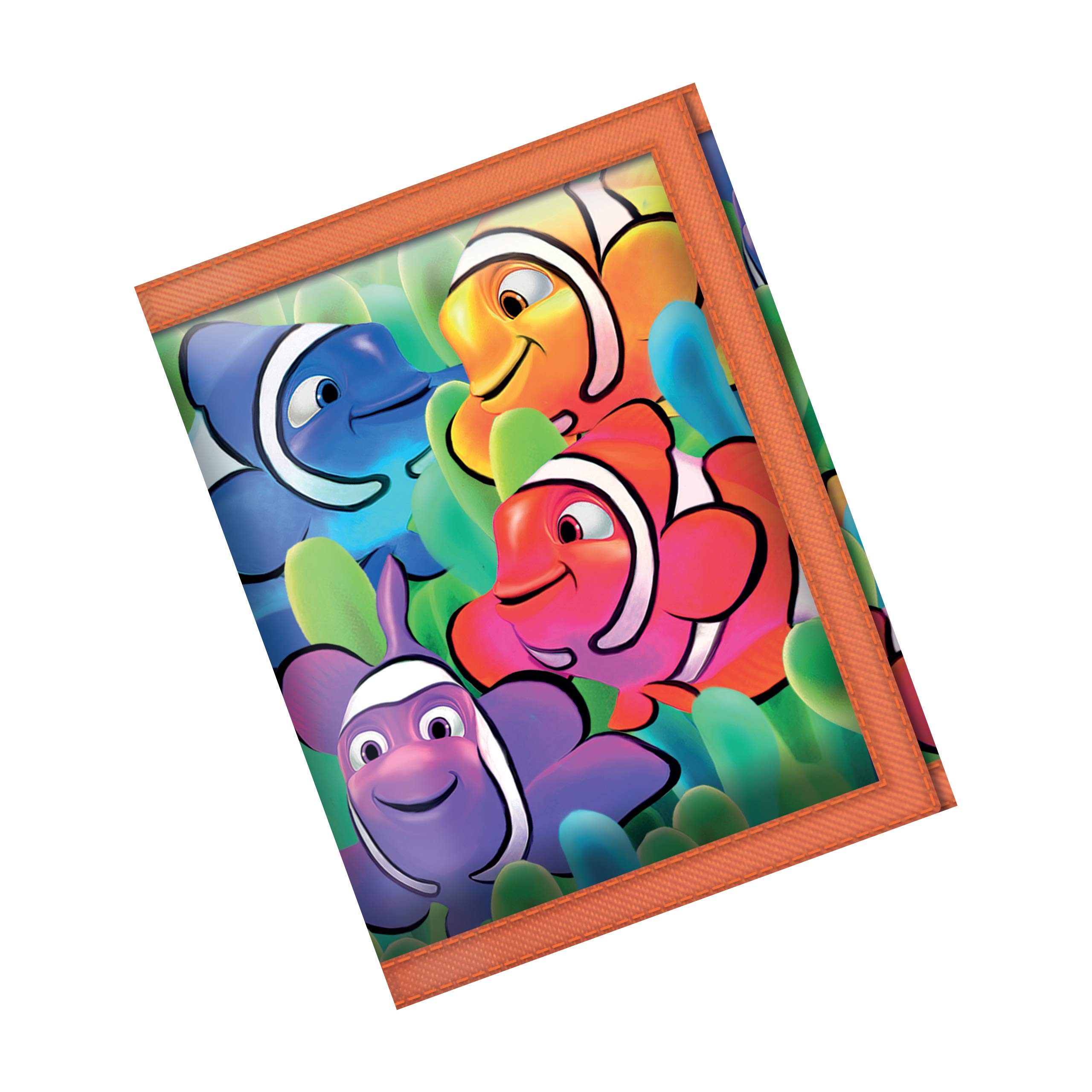 3D Live Life Pesce Clown ID Case, 10 cm, Multicolour (Multicolore)