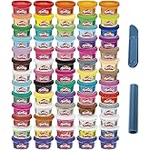 Play-Doh Ultimate Color Collection 65-Pack of Modeling Compound, Non-Toxic, 1-Ounce Fun Size Cans, Includes Sapphire, Sparkle
