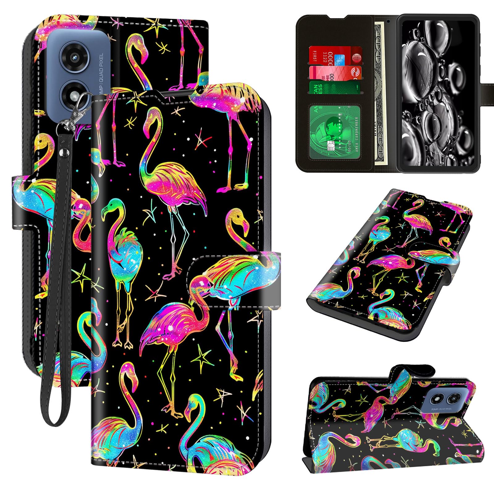 ACWDMKH for Motorola Moto G-Play-2024 Case Wallet