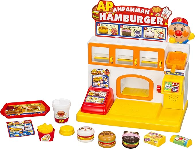 anpanman burger shop toy