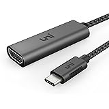 USB C to HDMI Adapter (4K@60Hz), uni USB Type-C to HDMI Adapter [Thunderbolt 3 Compatible] for MacBook Pro, Samsung Galaxy S8/Note 8, iMac, Surface Book 2, Dell XPS 13/15, Pixelbook and More - Gray