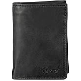 Levi's Men's RFID Trifold Wallet-Sleek and Slim Includes ID Window and Credit Card Holder