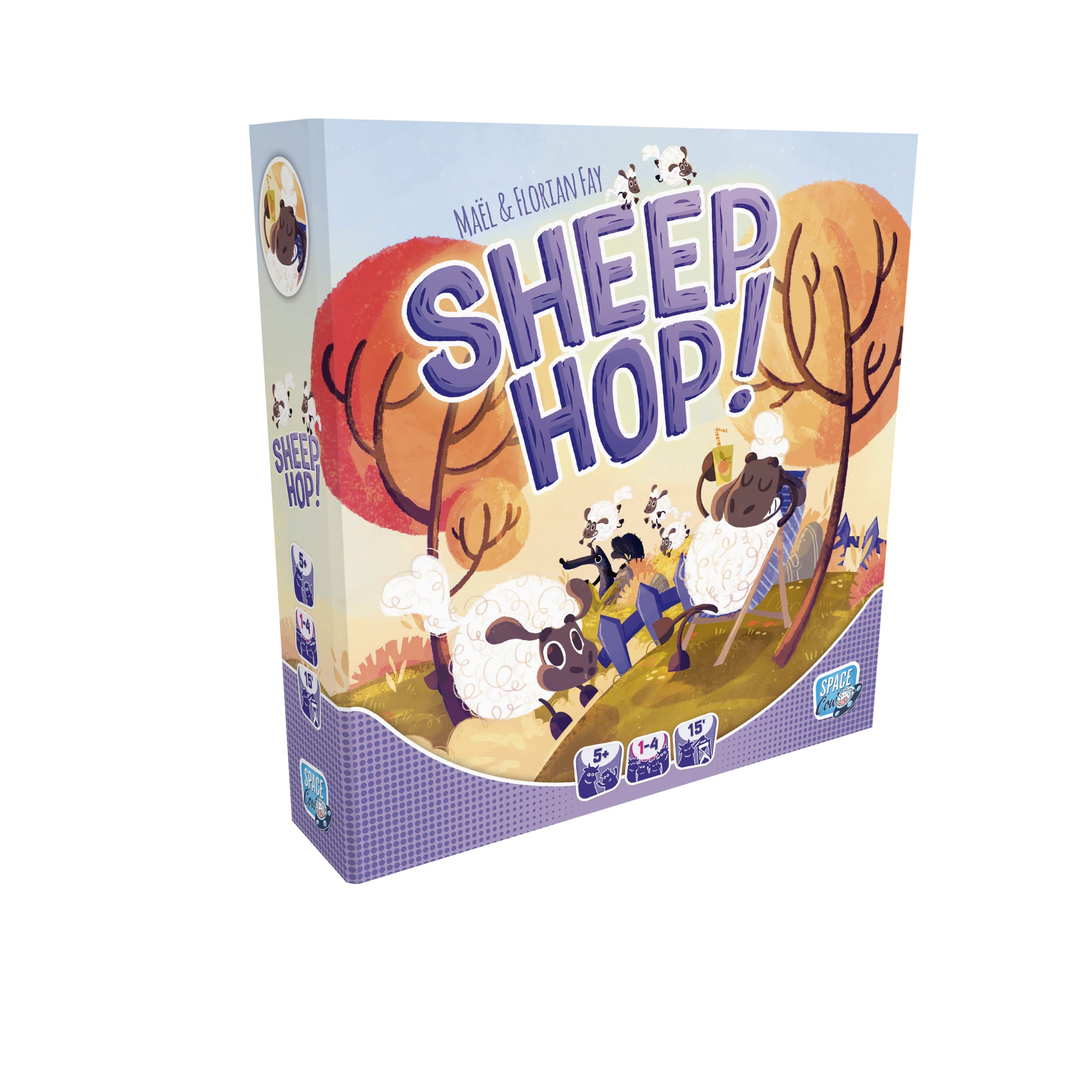 Asmodee, Sheep Hop, Children's Strategy Game, Ages 5+, 1-4 Players, 15 Minutes Playing Time