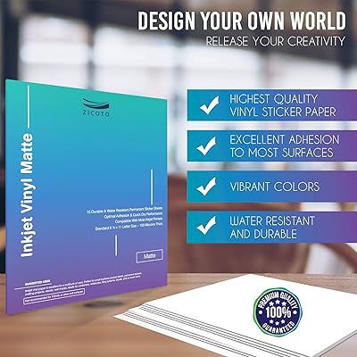 cricut vinyl sticker paper